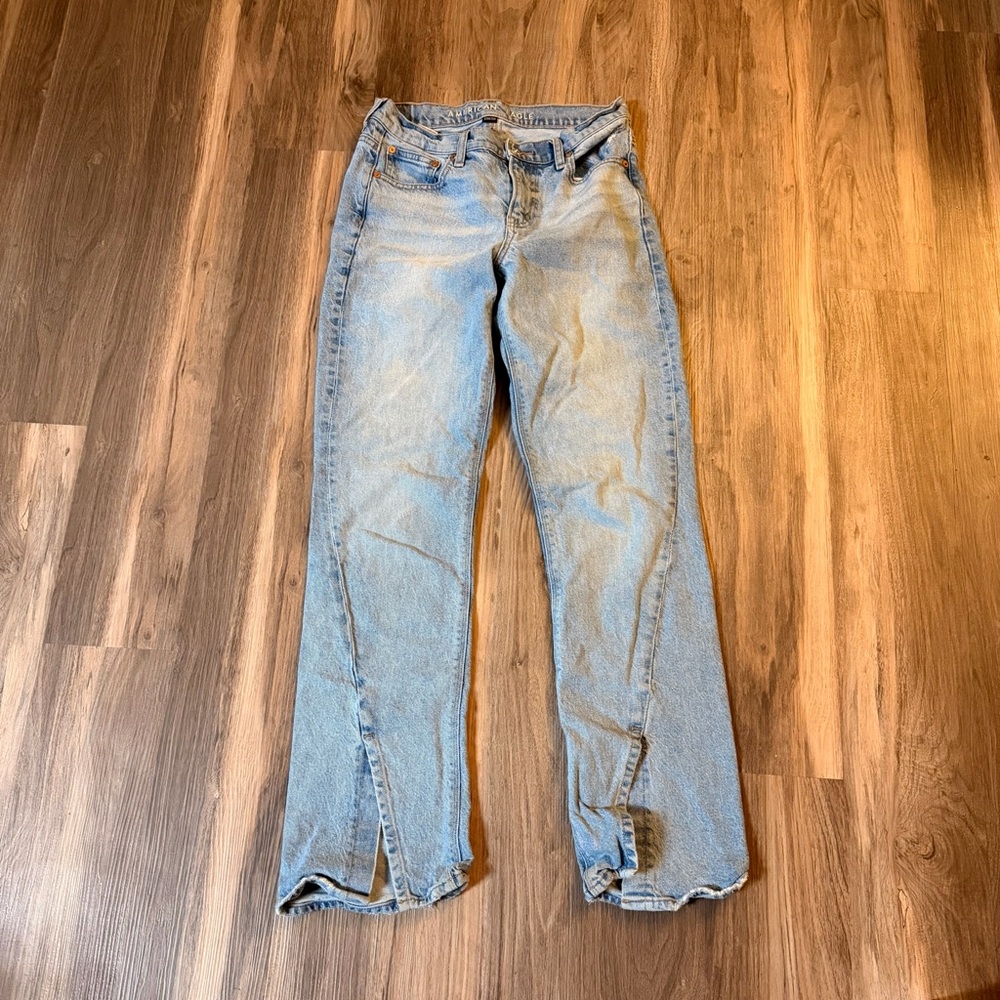 American Eagle Outfitters Women's Denim Straight Leg Jeans